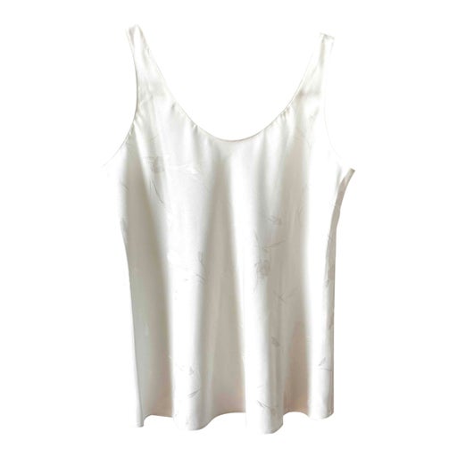 Débardeur blanc brodé 