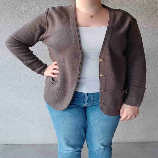 Cardigan marron