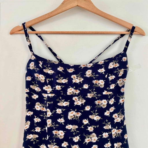 Robe dos nu à fleurs