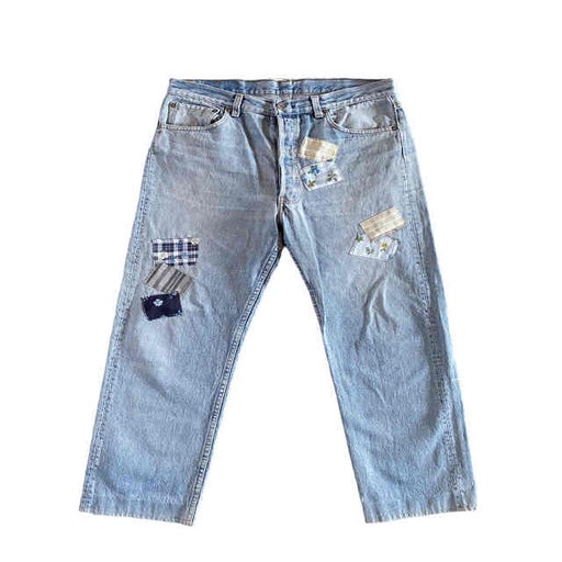 Jean Levi’s 501 patchwork W36L34