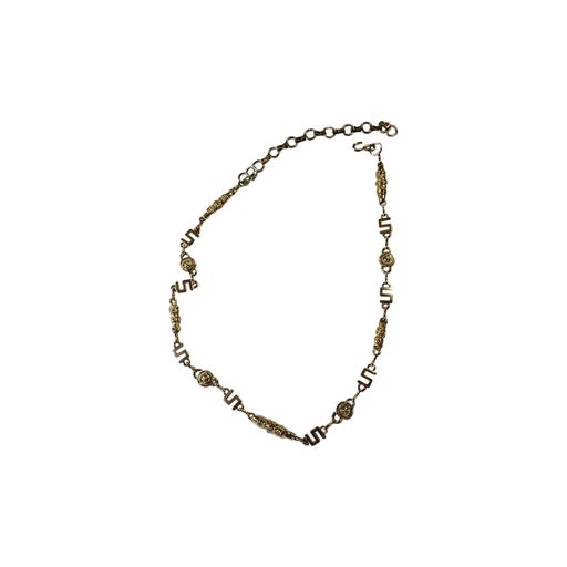 Ceinture chaine en métal doré 