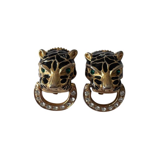 Boucles d’oreilles en métal doré
