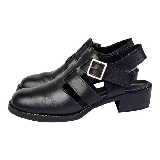 Sandales en cuir