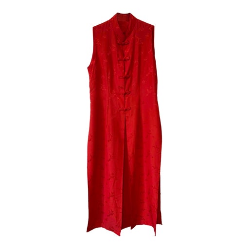 Tunique chinoise rouge