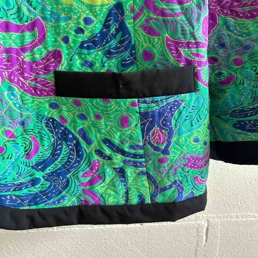 Veste longue paisley