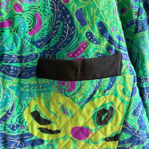 Veste longue paisley