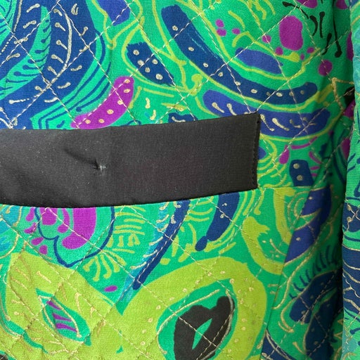 Veste longue paisley