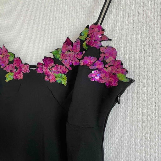 Flower and sequin dress