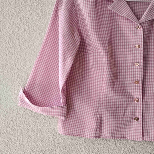 Gingham blouse