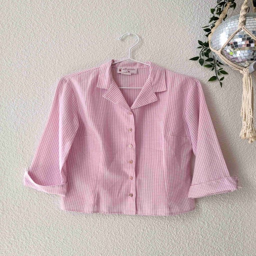 Gingham blouse