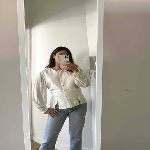 Off-white blouse