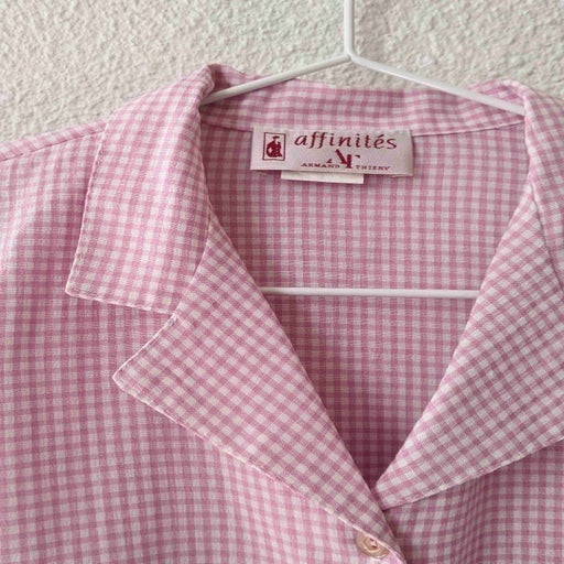 Gingham blouse