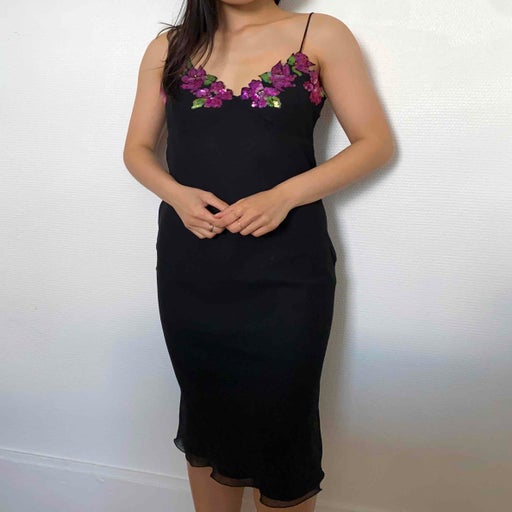 Flower and sequin dress