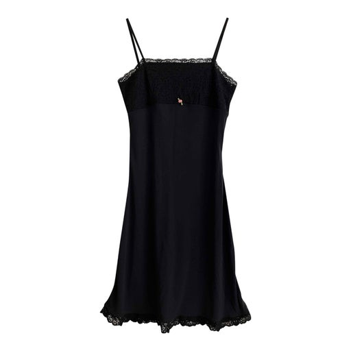 Robe noire à bretelles