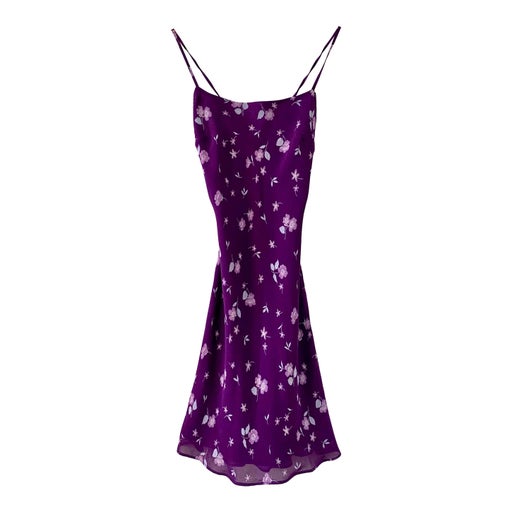 Robe dos nu à fleurs