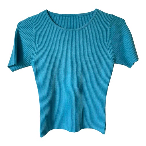 T-shirt en maille côtelée