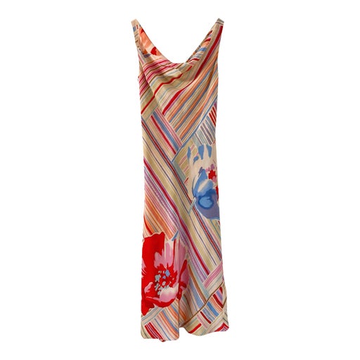 Robe midi en soie
