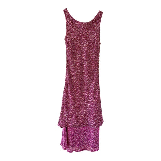 Robe midi à fleurs