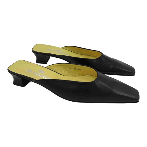 Mules en cuir