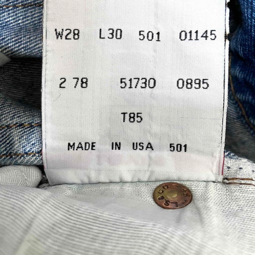 Levi's 501 W28L30 jeans