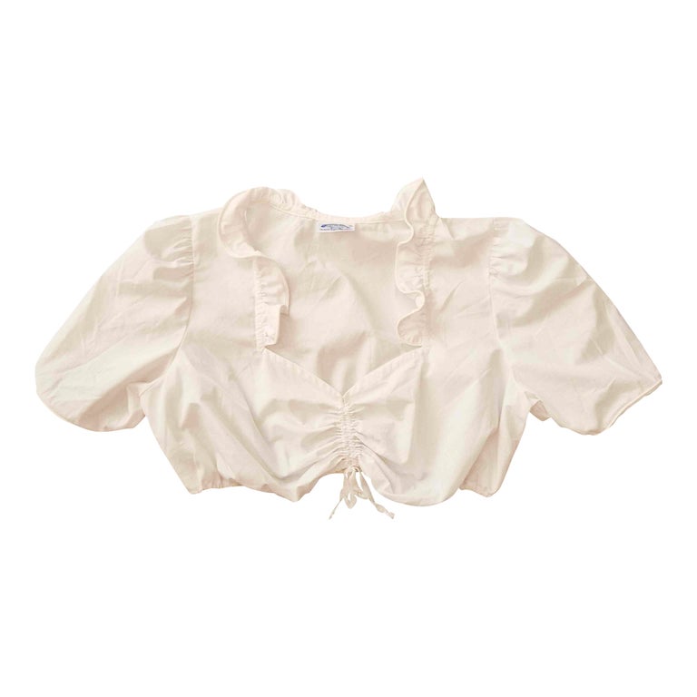 Austrian cotton crop top