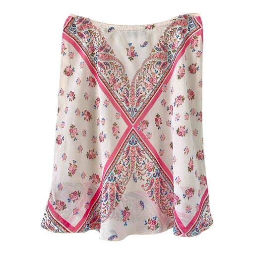 Patchwork mini skirt