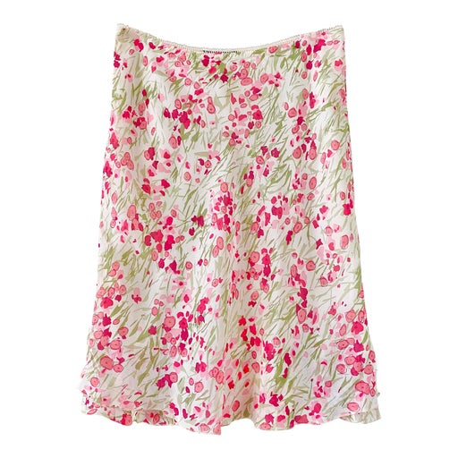 Floral mini skirt