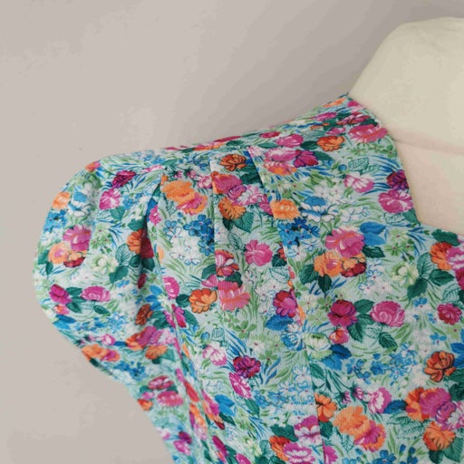 Robe longue à fleurs