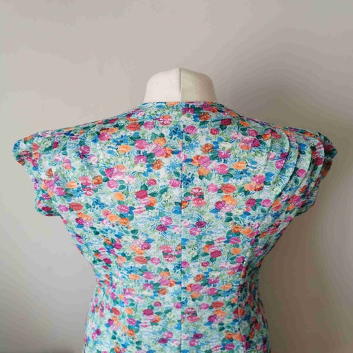 Robe longue à fleurs