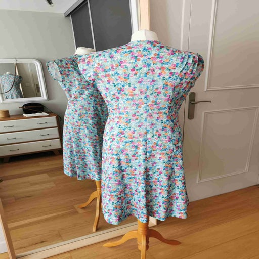 Robe longue à fleurs