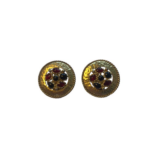 Boucles d’oreilles en métal doré
