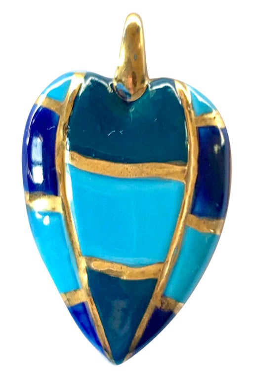 enamel pendant