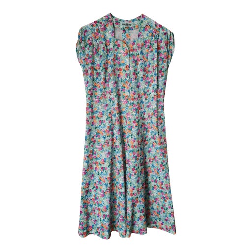 Robe longue à fleurs