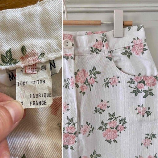 Cotton mini skirt
