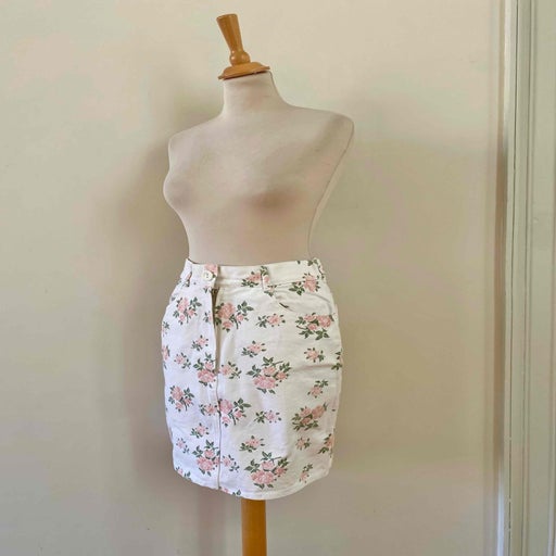 Cotton mini skirt