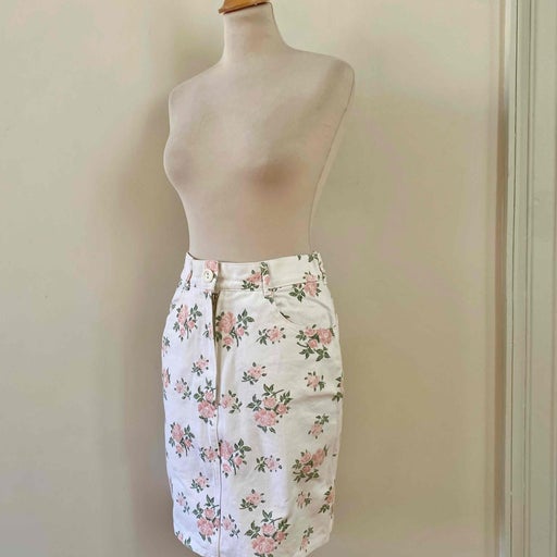 Cotton mini skirt