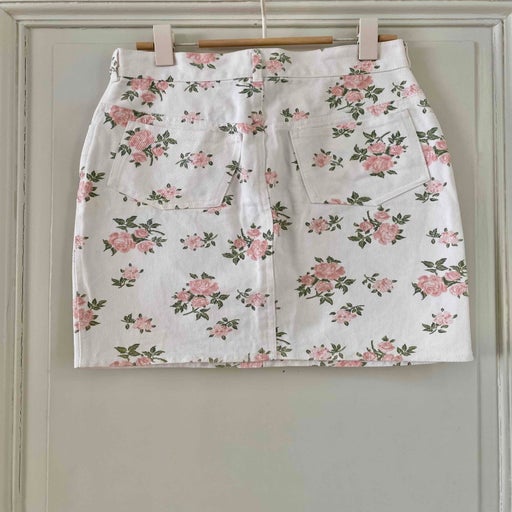 Cotton mini skirt