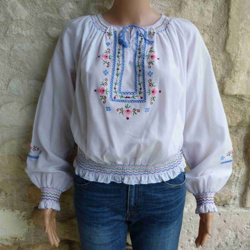 Hungarian cotton blouse
