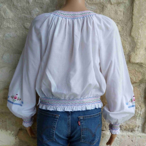 Hungarian cotton blouse