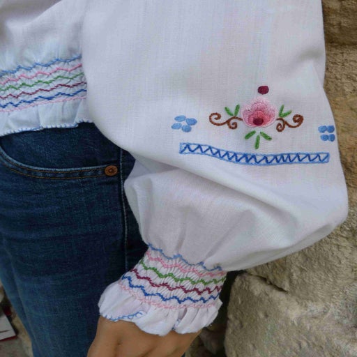 Hungarian cotton blouse
