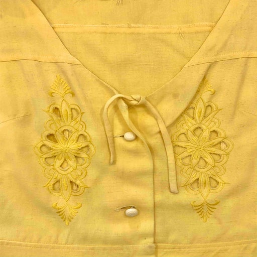 Linen and cotton top