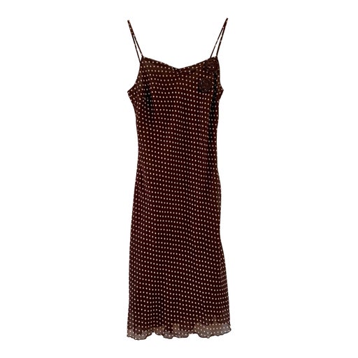 Polka dot slip dress