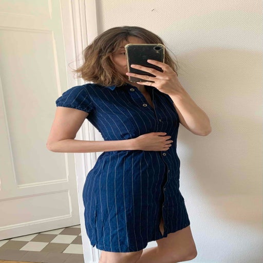 denim dress