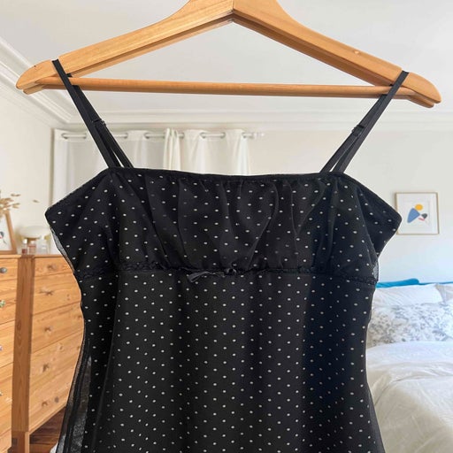Polka dot midi dress