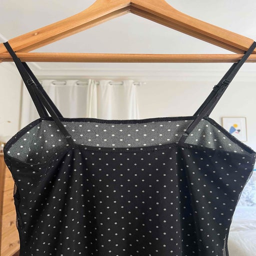 Polka dot midi dress