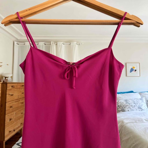 Fuchsia midi dress,