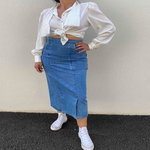 denim skirt