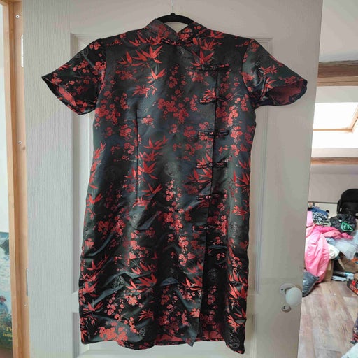 Asian silk dress