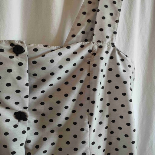 Polka Dot Buttoned Dress