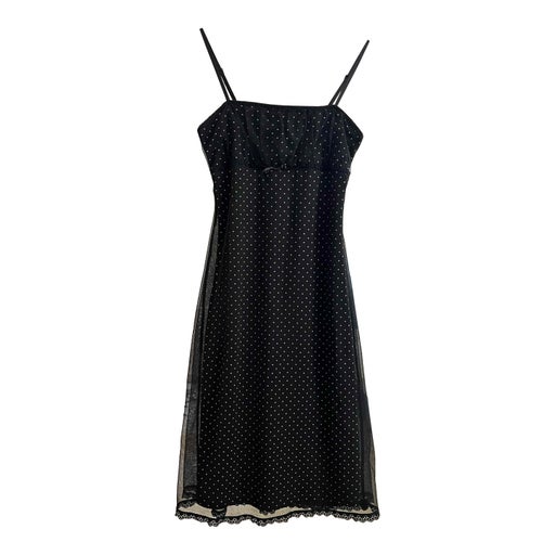 Robe midi à pois